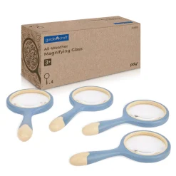 Guidecraft All-Weather Magnifying Glass - Set of 4*Kids Kids' Outdoor Toys|Science Toys