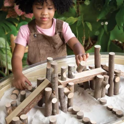 Guidecraft Big Branch Block Builders - 125 pc. set*Kids Kids' Outdoor Toys|Sensory Toys