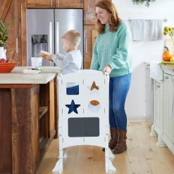 Guidecraft Classic Kitchen Helper® Toddler Tower*Kids Kitchen Helper|Toddler Tower