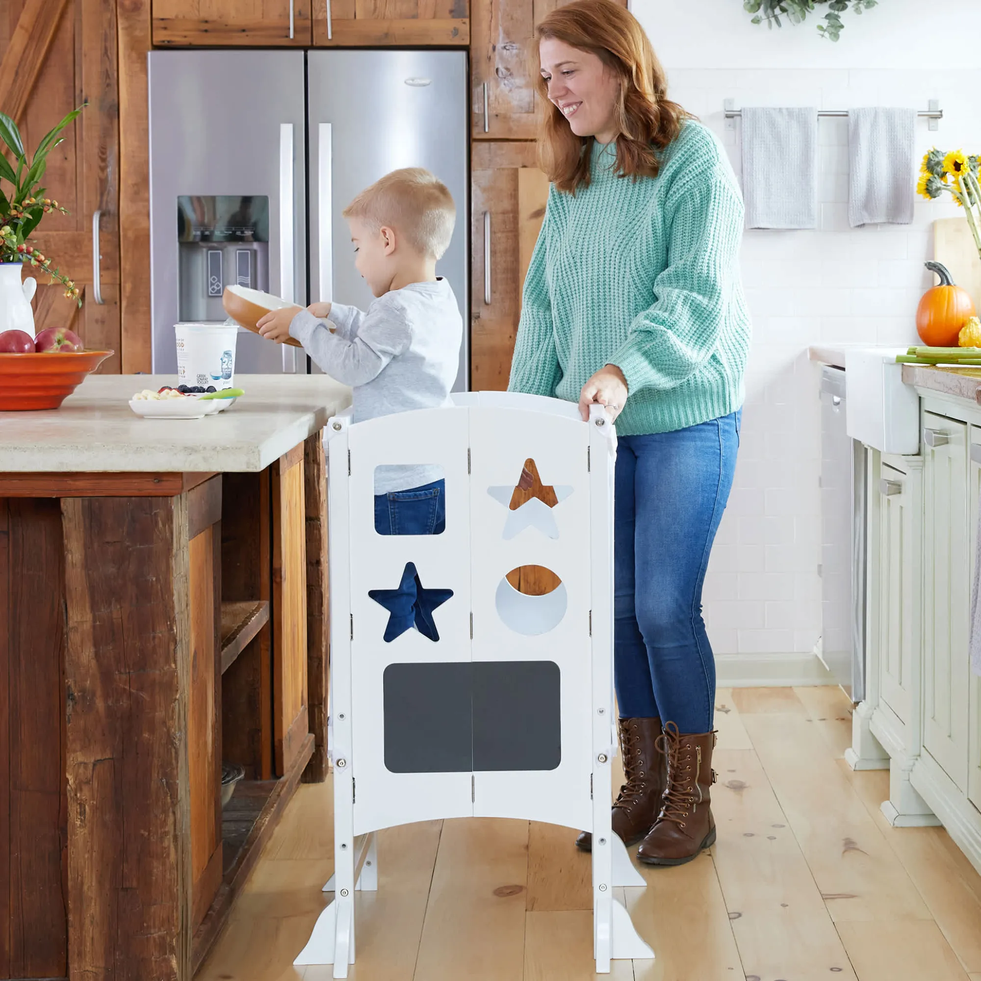 Guidecraft Classic Kitchen Helper® Toddler Tower*Kids Kitchen Helper|Toddler Tower