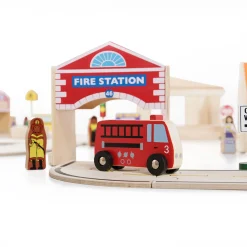 Guidecraft Community & Roadway Essentials* Block Play|Wooden Toys
