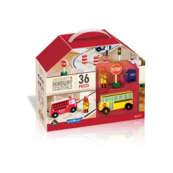 Guidecraft Community & Roadway Essentials* Block Play|Wooden Toys