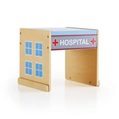 Guidecraft Community Buildings Set 6 Pc* Block Play|Wooden Toys