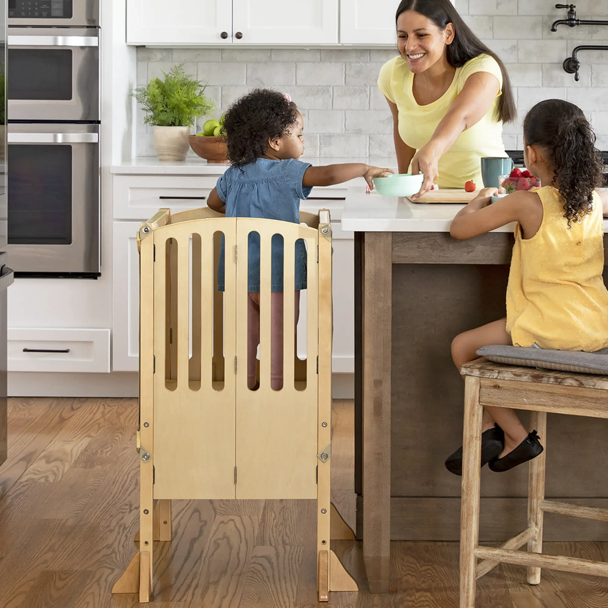 Guidecraft Contemporary Kitchen Helper® Toddler Tower*Kids Kitchen Helper|Toddler Tower