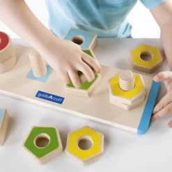 Guidecraft Count and Twist Shapes* Early Learning Skill Builders|Stem Toys