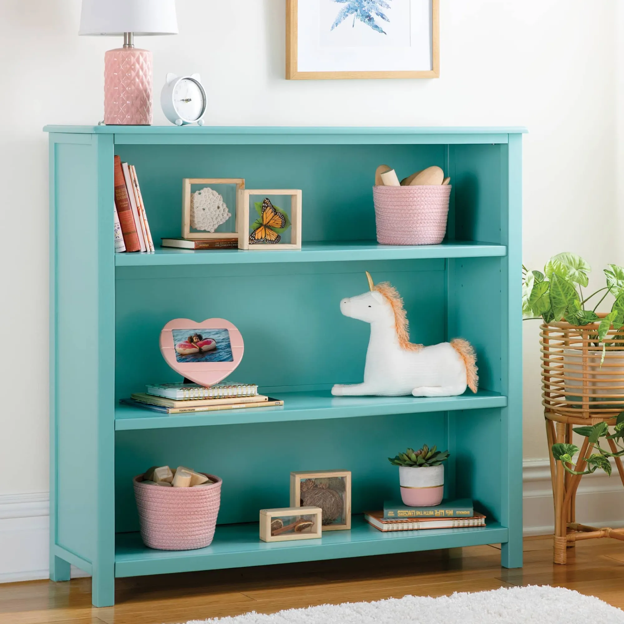 Guidecraft Deluxe Taiga 3-Shelf Bookcase - 42"*Kids Toy Storage Organization|Kids' Book Storage And Display