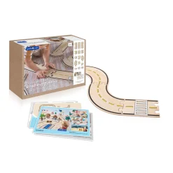 Guidecraft Double-Sided Roadway System - 42 pc. set* Block Play|Wooden Toys