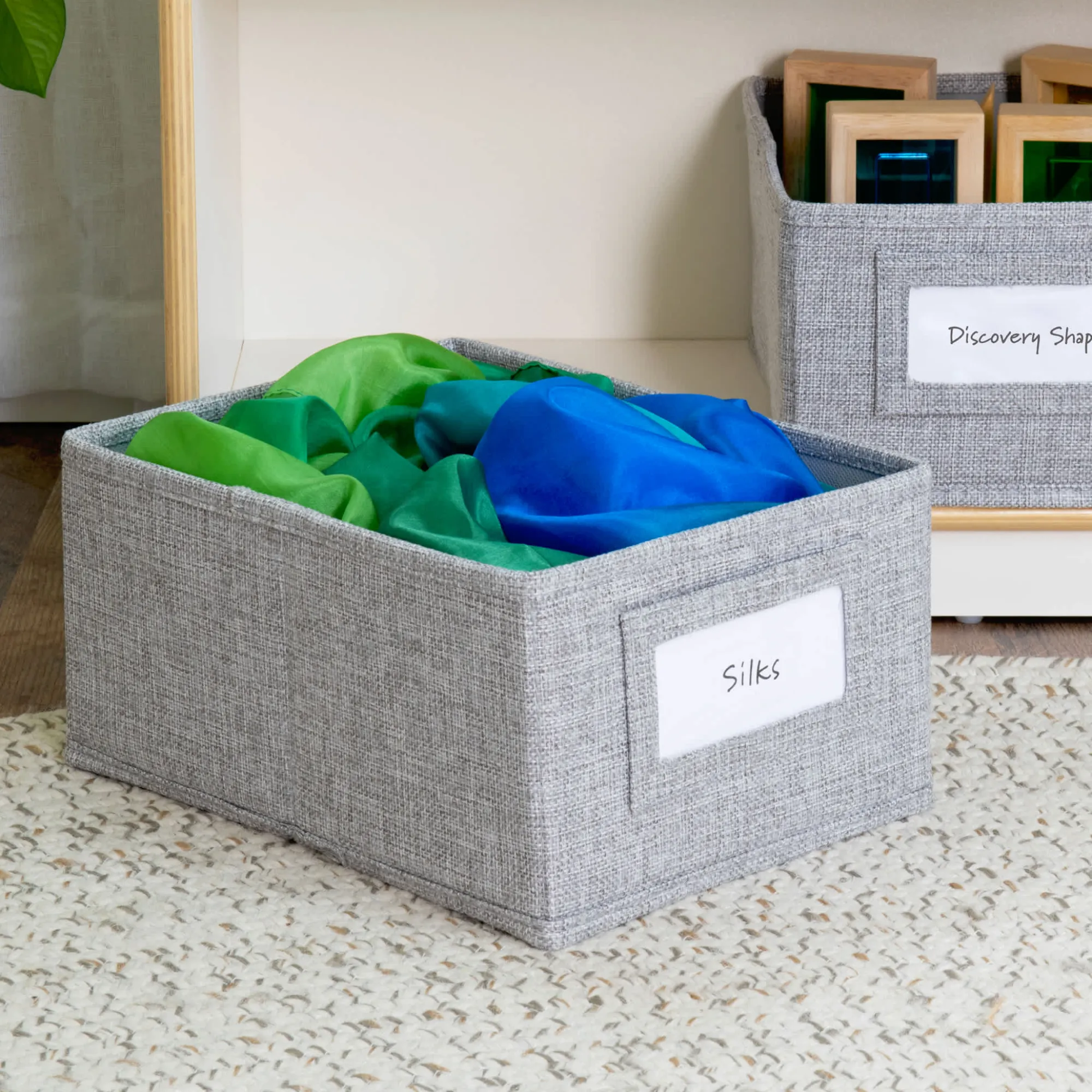 Guidecraft EdQ Book and Bin Browser*Kids Classroom Furniture|Toy Storage Organization