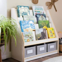 Guidecraft EdQ Book and Bin Display*Kids Classroom Furniture|Edq Essentials