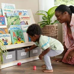 Guidecraft EdQ Book and Bin Display*Kids Classroom Furniture|Edq Essentials