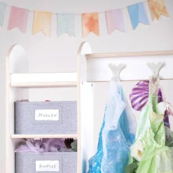 Guidecraft EdQ Dress Up Storage with Bins*Kids Classroom Furniture|Pretend Play