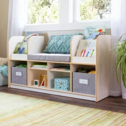 Guidecraft EdQ Reading Nook with Bins*Kids Edq Essentials|Kids' Book Storage And Display