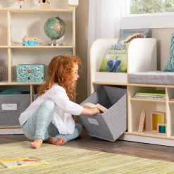 Guidecraft EdQ Reading Nook with Bins*Kids Edq Essentials|Kids' Book Storage And Display