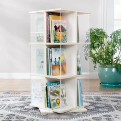 Guidecraft EdQ Rotating Book Display 3 Tier*Kids Classroom Furniture|Edq Essentials
