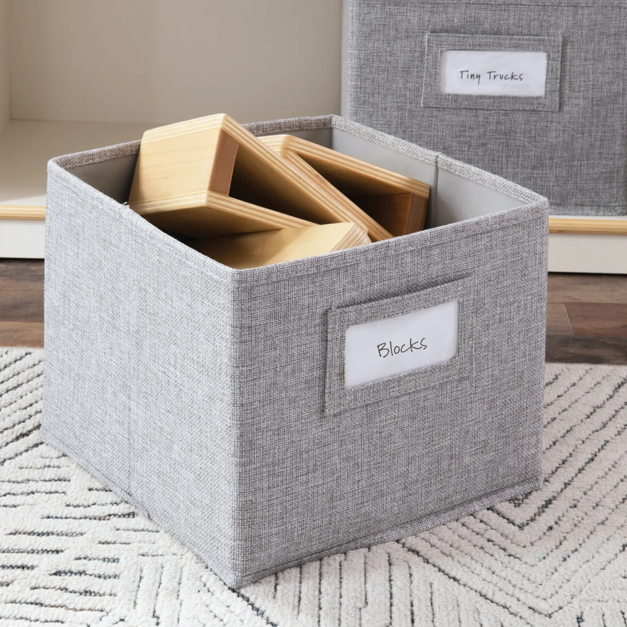 Guidecraft EdQ 3-Shelf Open Storage with Bins - 36"*Kids Classroom Furniture|Toy Storage Organization