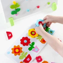 Guidecraft Flower Pot Sort & Match* Early Learning Skill Builders|Magnetic Toys