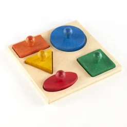 Guidecraft Geo Puzzle Board* Early Learning Skill Builders|Wooden Toys