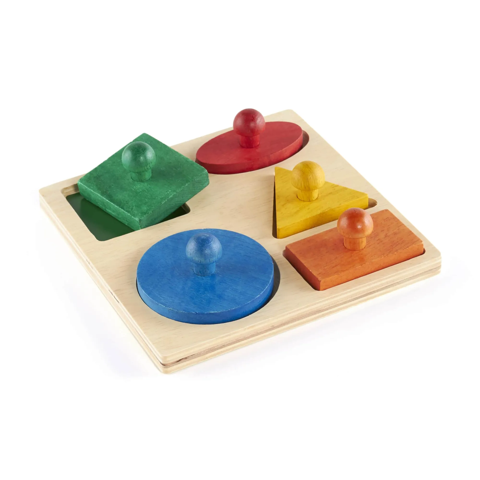 Guidecraft Geo Puzzle Board* Early Learning Skill Builders|Wooden Toys