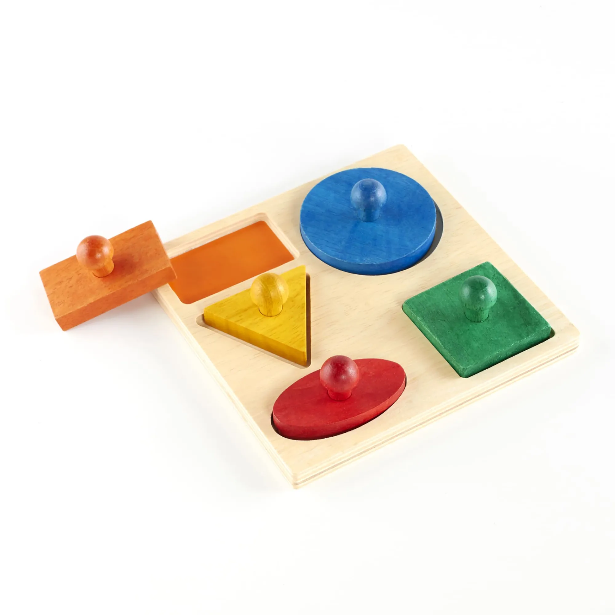 Guidecraft Geo Puzzle Board* Early Learning Skill Builders|Wooden Toys