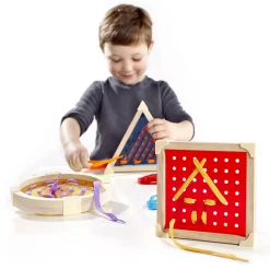Guidecraft Geo Shape Lacing* Early Learning Skill Builders