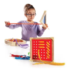 Guidecraft Geo Shape Lacing* Early Learning Skill Builders