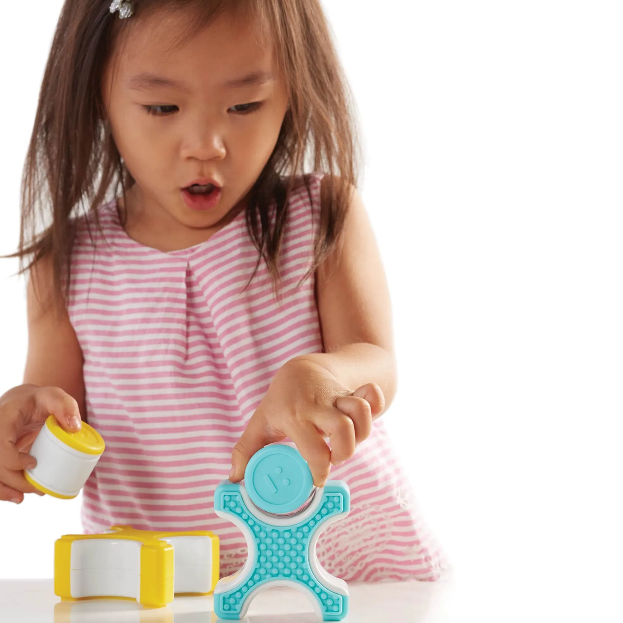 Guidecraft Grippies® Stackers* Sensory Toys|Early Learning Skill Builders