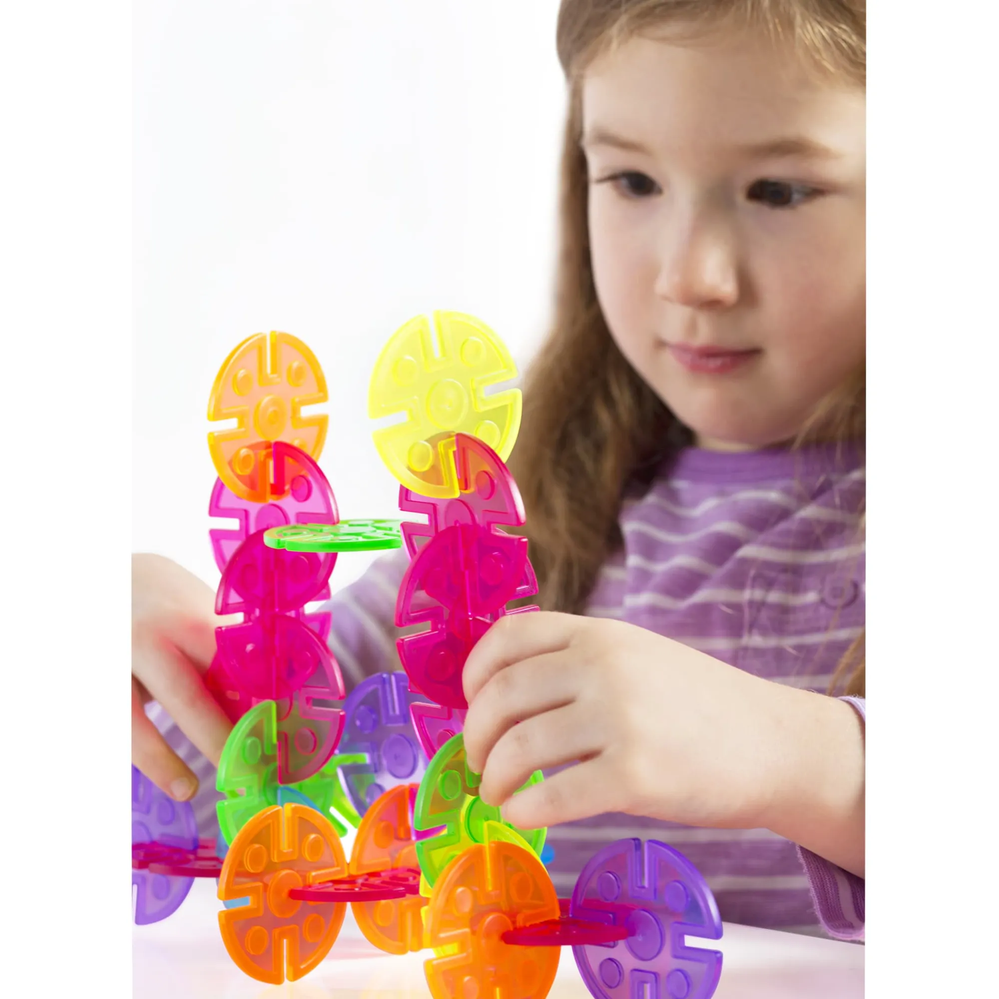 Guidecraft Interlox Discs - 96 Piece Set*Kids Kids' Outdoor Toys|Sensory Toys