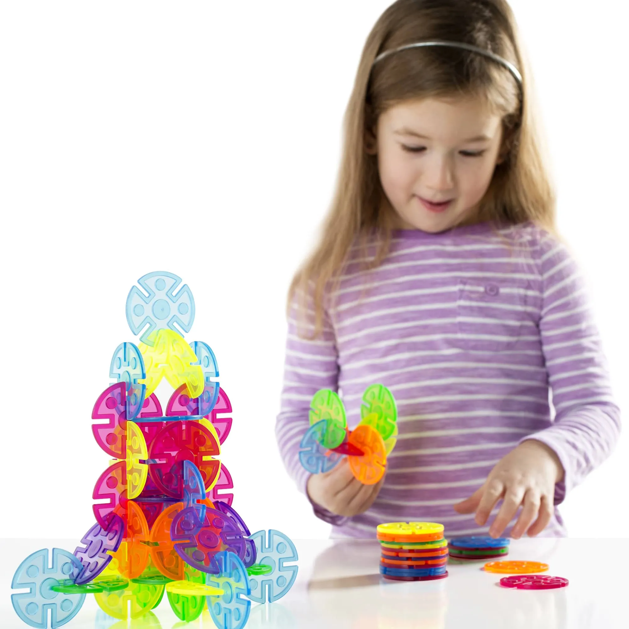 Guidecraft Interlox Discs - 96 Piece Set*Kids Kids' Outdoor Toys|Sensory Toys