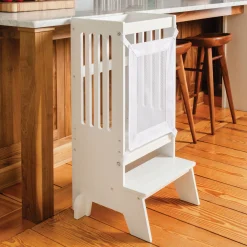 Guidecraft Jr. Contemporary Kitchen Helper Step-Up*Kids Kitchen Helper|Toddler Tower