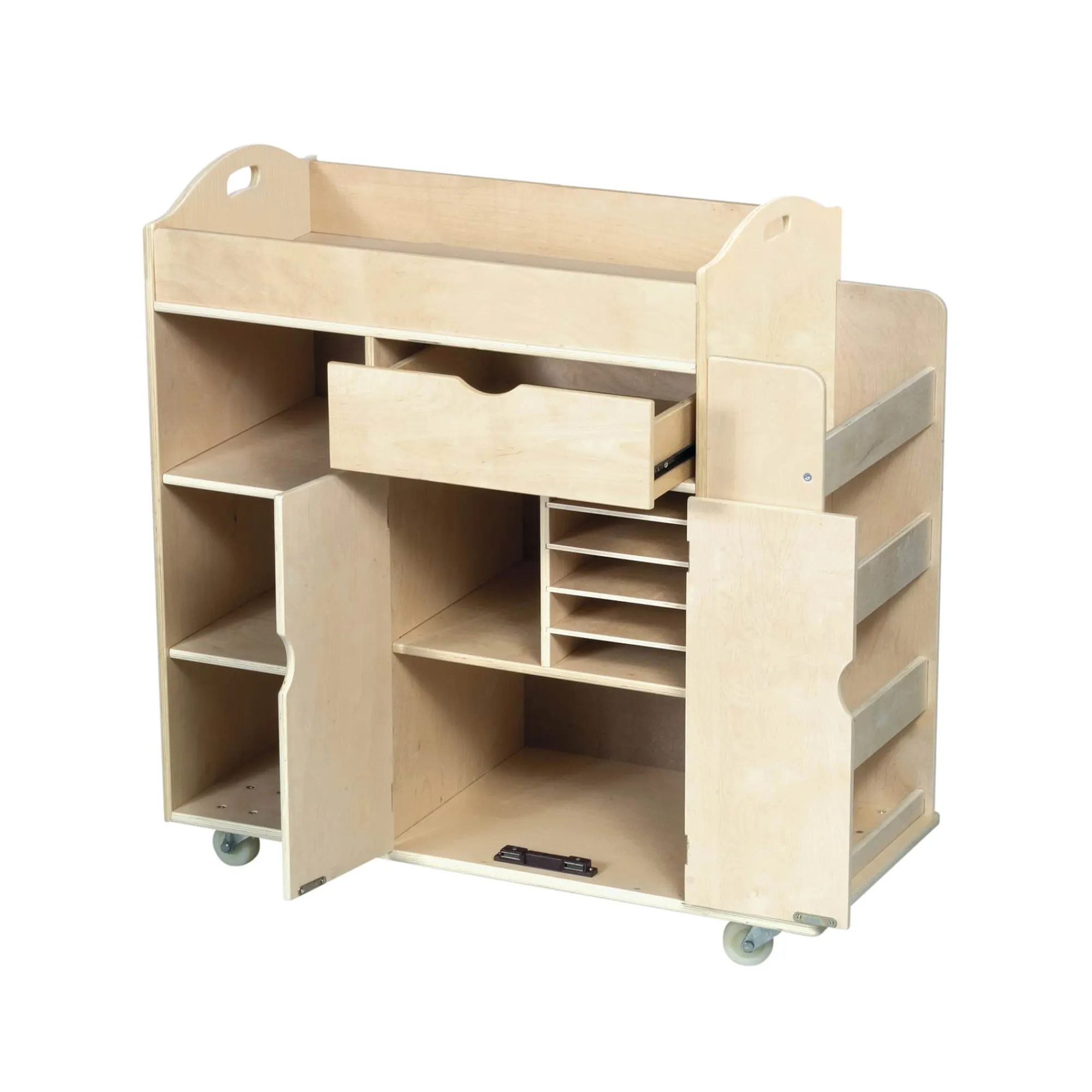 Guidecraft Kids' Art Activity Cart* Classroom Furniture