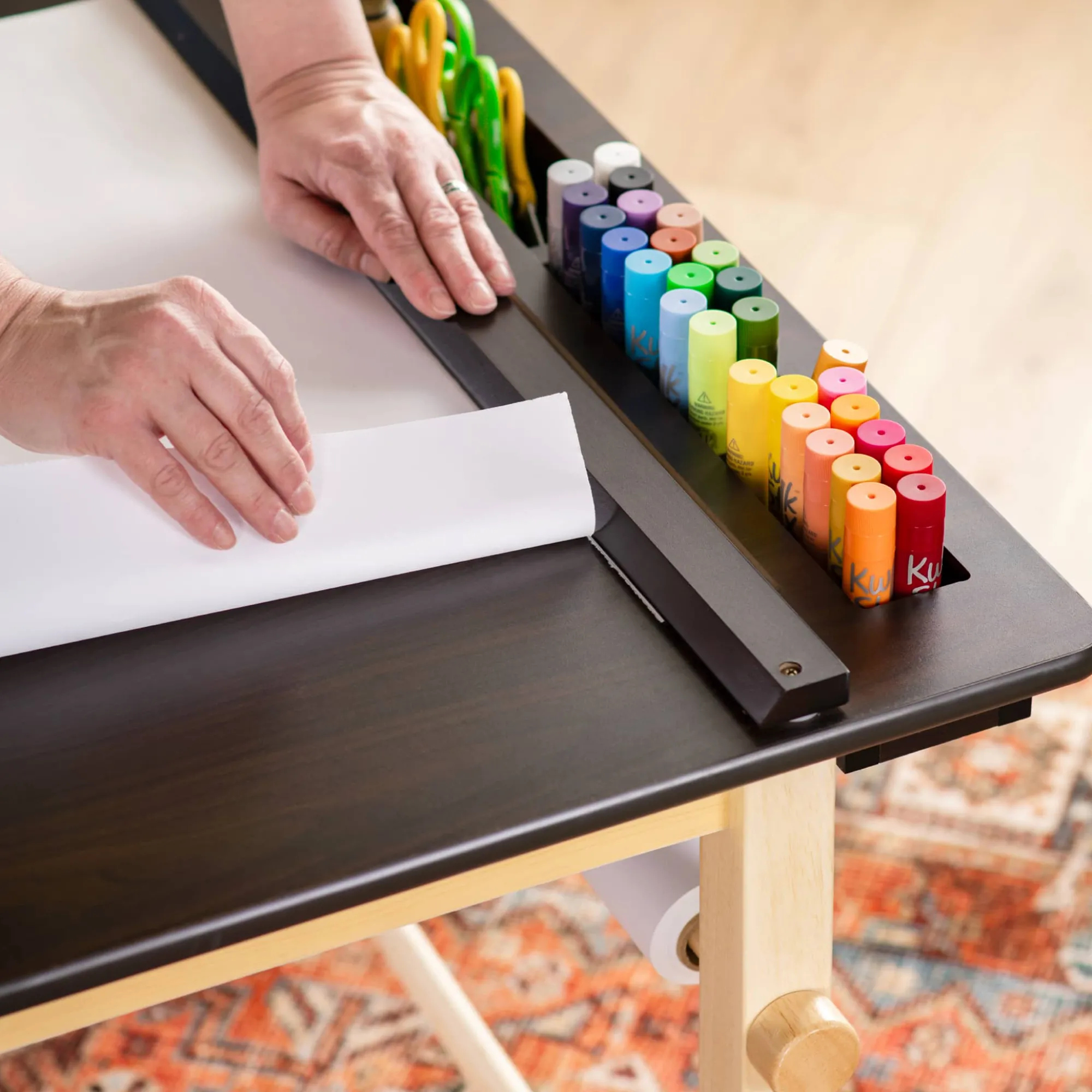 Guidecraft Kids' Deluxe Art Center*Kids Classroom Furniture|Kids' Art Tables