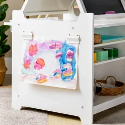 Guidecraft Kids' Desk to Easel Art Cart*Kids Kids' Art Tables|Art Storage And Crafting Equipment