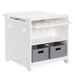 Guidecraft Kids' Desk to Easel Art Cart*Kids Kids' Art Tables|Art Storage And Crafting Equipment