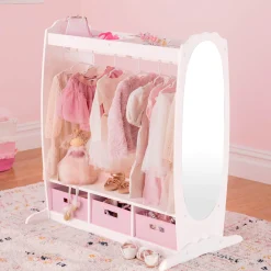 Guidecraft Kids' Dress Up Storage*Kids Pretend Play