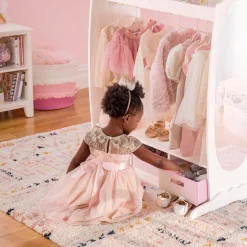 Guidecraft Kids' Dress Up Storage*Kids Pretend Play