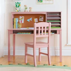 Guidecraft Kids' Media Desk, Hutch and Chair Set*Kids Kids' Desks, Tables And Chairs