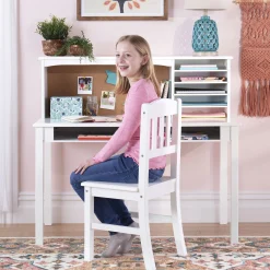 Guidecraft Kids' Media Desk, Hutch and Chair Set*Kids Kids' Desks, Tables And Chairs