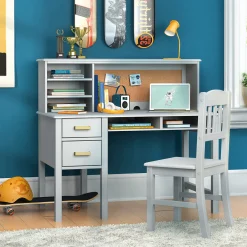 Guidecraft Kids' Taiga Desk and Hutch*Kids Kids' Desks, Tables And Chairs