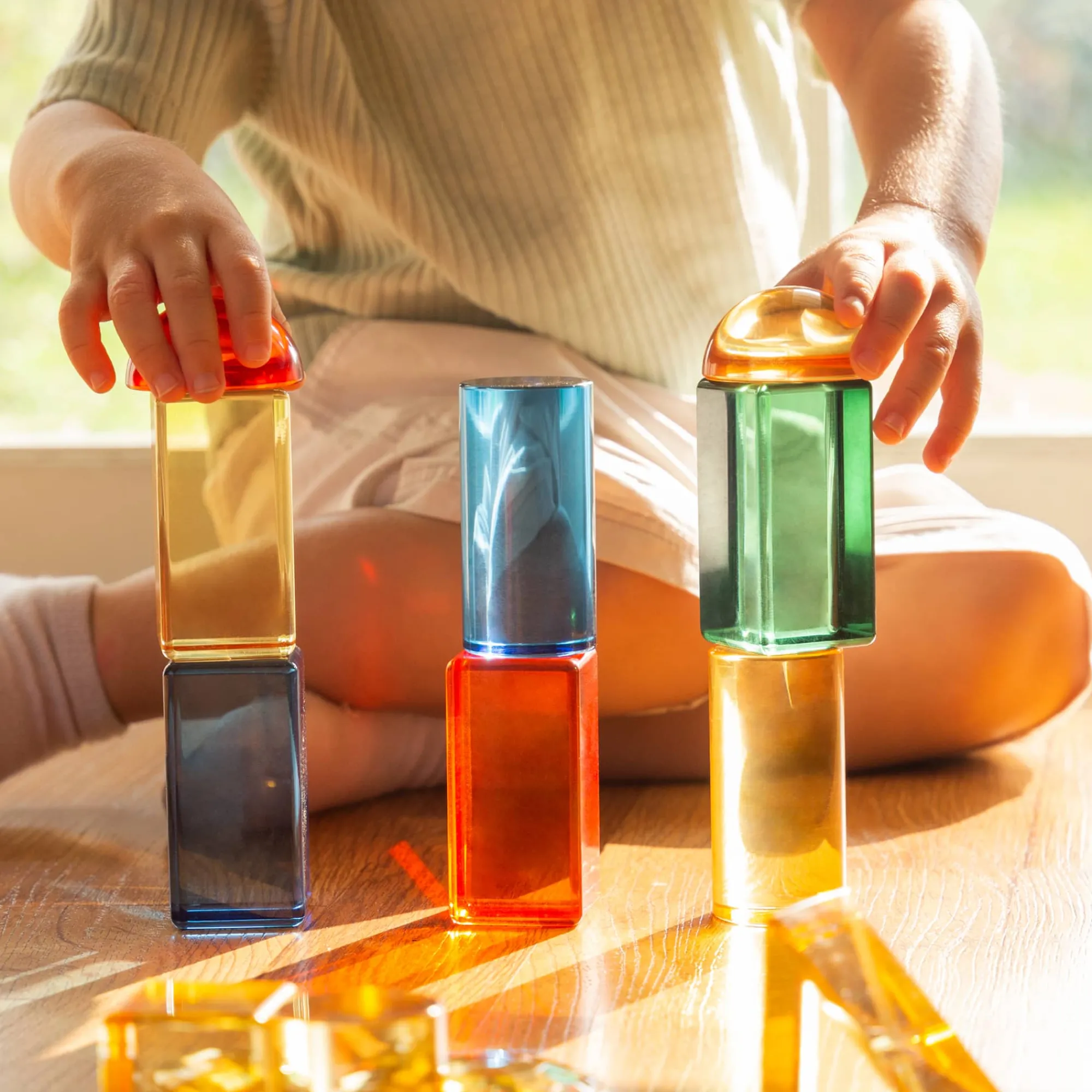 Guidecraft Light and Color: Toddler Loose Parts STEM Kit*Kids Kids' Outdoor Toys|Loose Parts Kits And Equipment