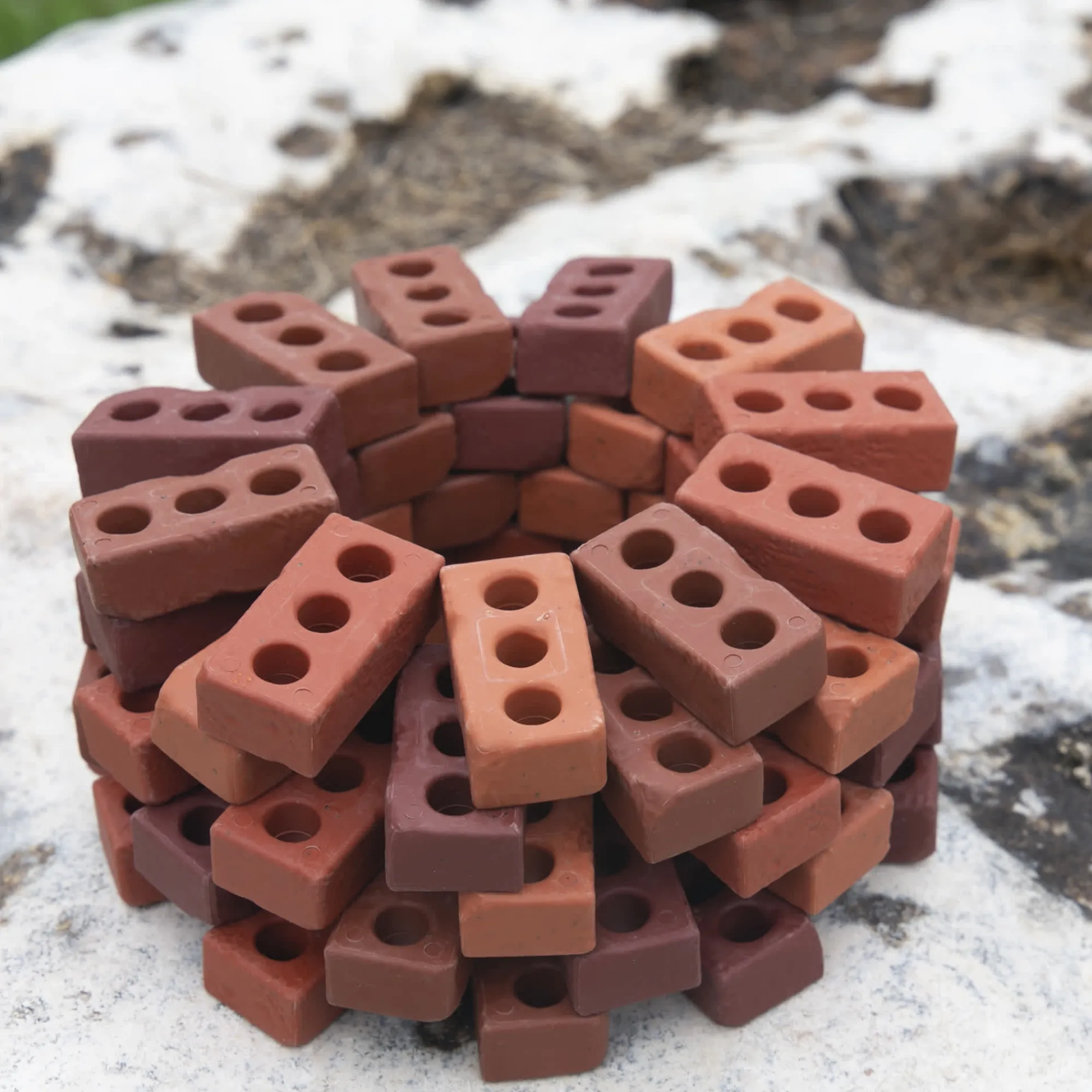 Guidecraft Little Bricks - 60 pc. Set*Kids Kids' Outdoor Toys|Nature-Inspired Toys