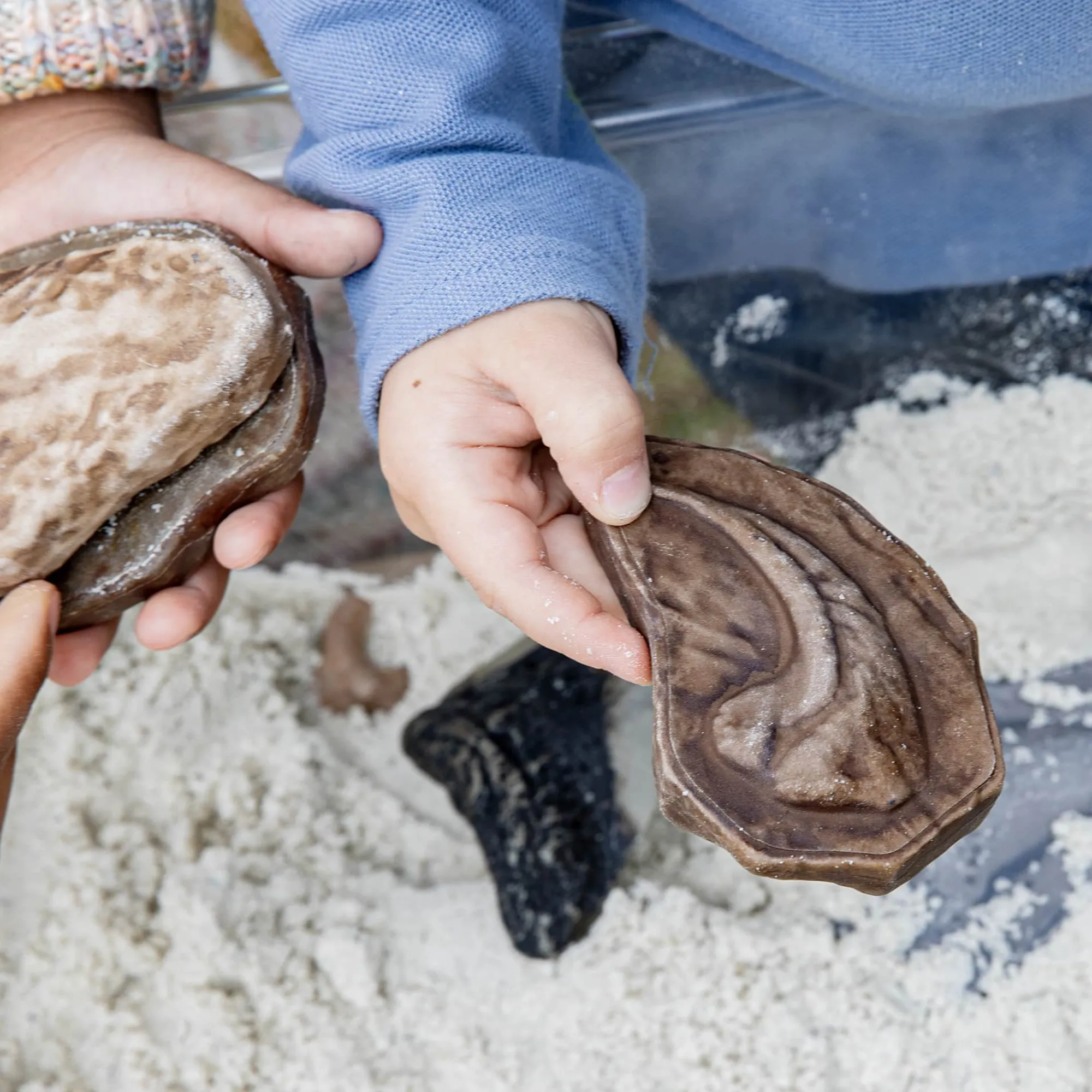 Guidecraft Magnetic Matching Fossil Stones - Set of 6*Kids Kids' Outdoor Toys|Science Toys