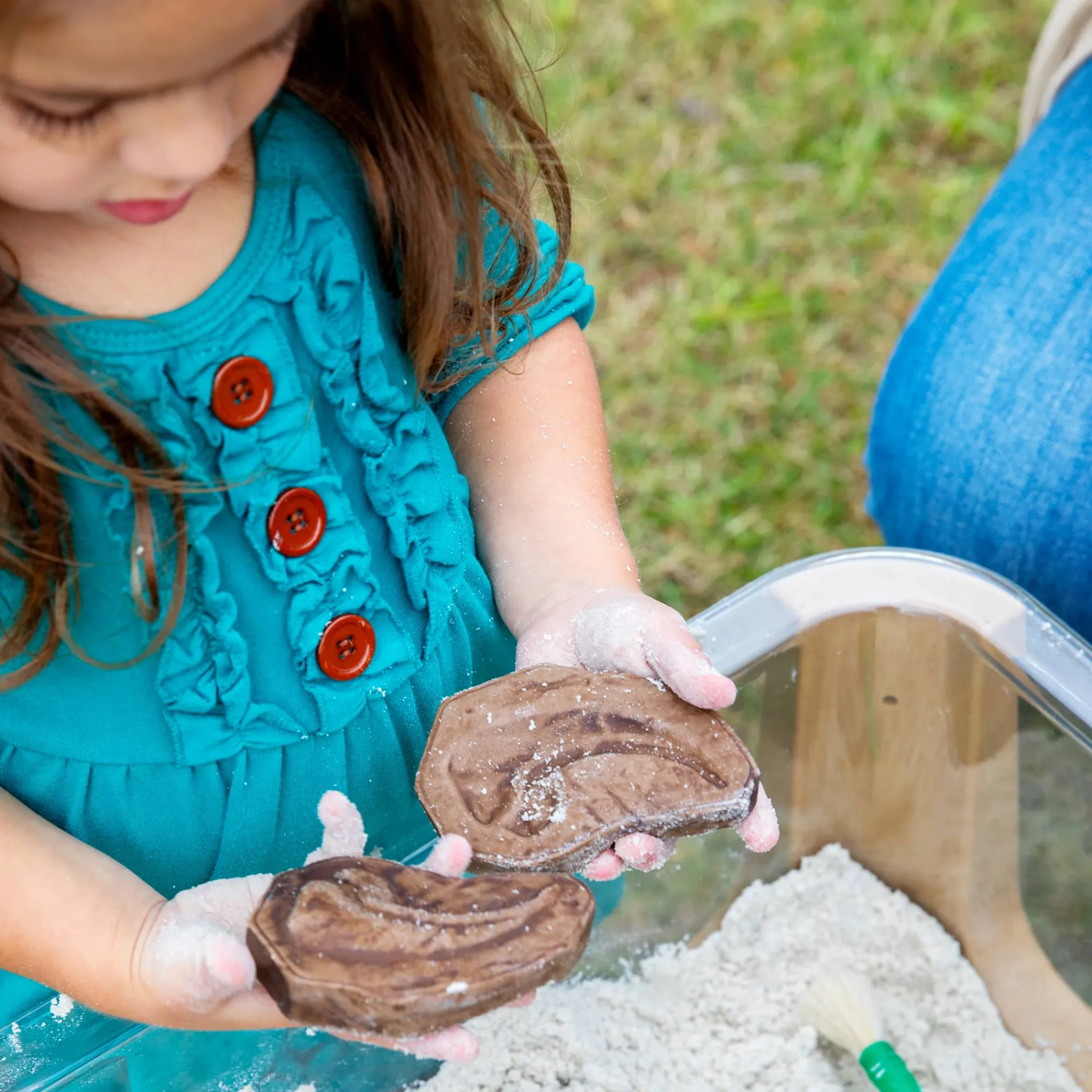 Guidecraft Magnetic Matching Fossil Stones - Set of 6*Kids Kids' Outdoor Toys|Science Toys
