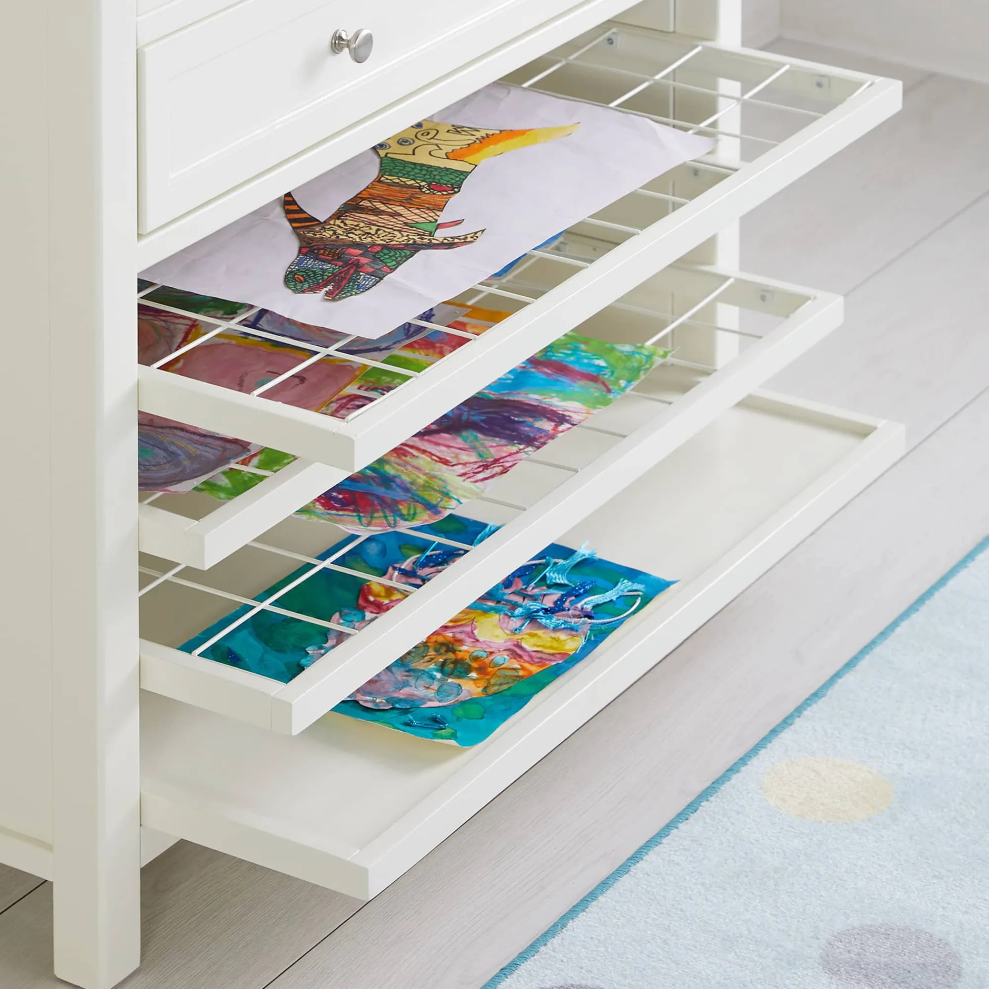 Guidecraft Martha Stewart Kids' Art Storage with Drying Racks*Kids Martha Stewart Kids' Furniture|Art Storage And Crafting Equipment