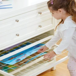 Guidecraft Martha Stewart Kids' Art Storage with Drying Racks*Kids Martha Stewart Kids' Furniture|Art Storage And Crafting Equipment