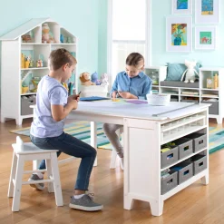 Guidecraft Martha Stewart Kids' Art Table and Stool Set*Kids Kids' Art Tables|Martha Stewart Kids' Furniture