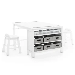 Guidecraft Martha Stewart Kids' Art Table and Stool Set*Kids Kids' Art Tables|Martha Stewart Kids' Furniture