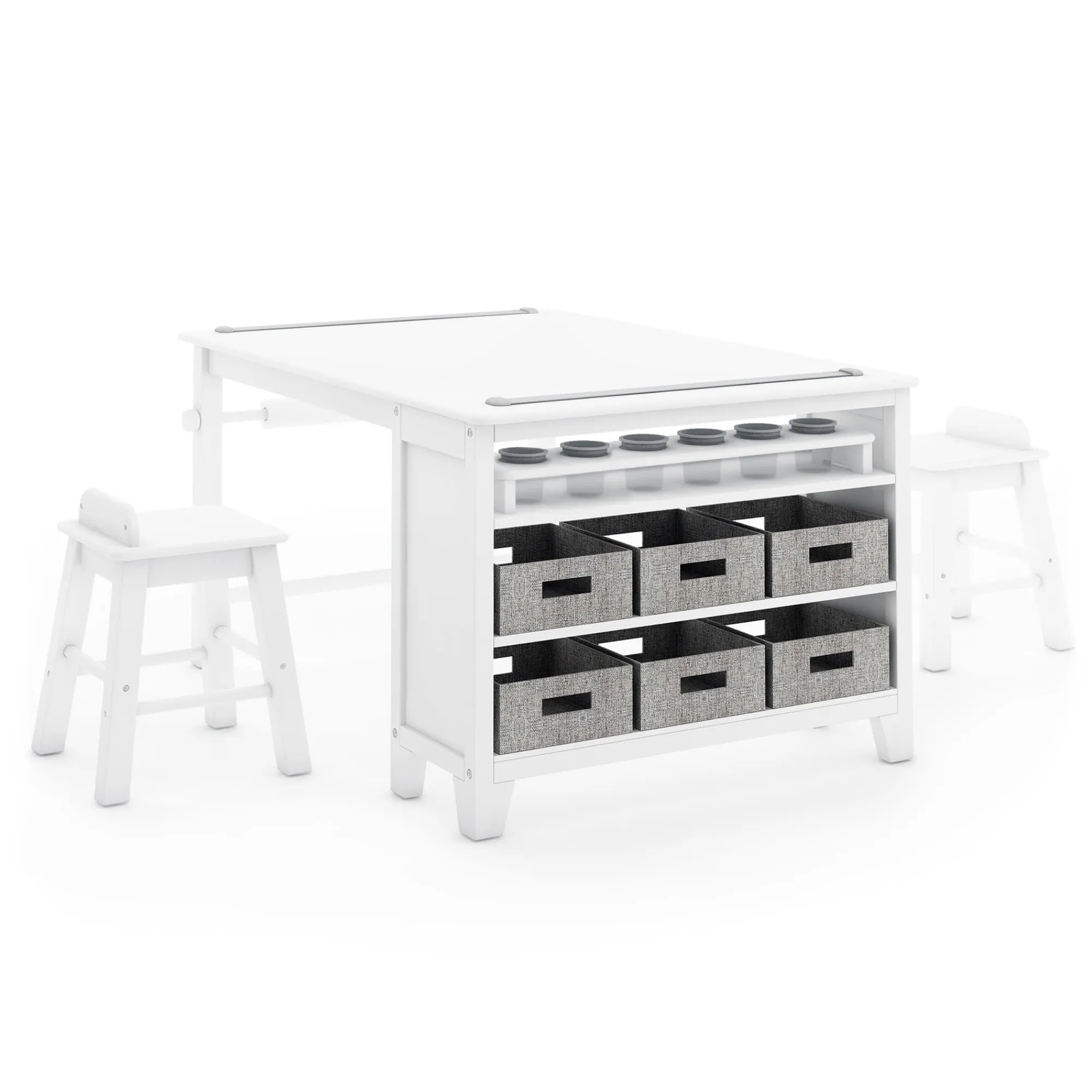 Guidecraft Martha Stewart Kids' Art Table and Stool Set*Kids Kids' Art Tables|Martha Stewart Kids' Furniture