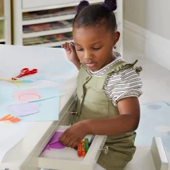 Guidecraft Martha Stewart Kids' Art Table and Paper Roll*Kids Kids' Art Tables|Martha Stewart Kids' Furniture