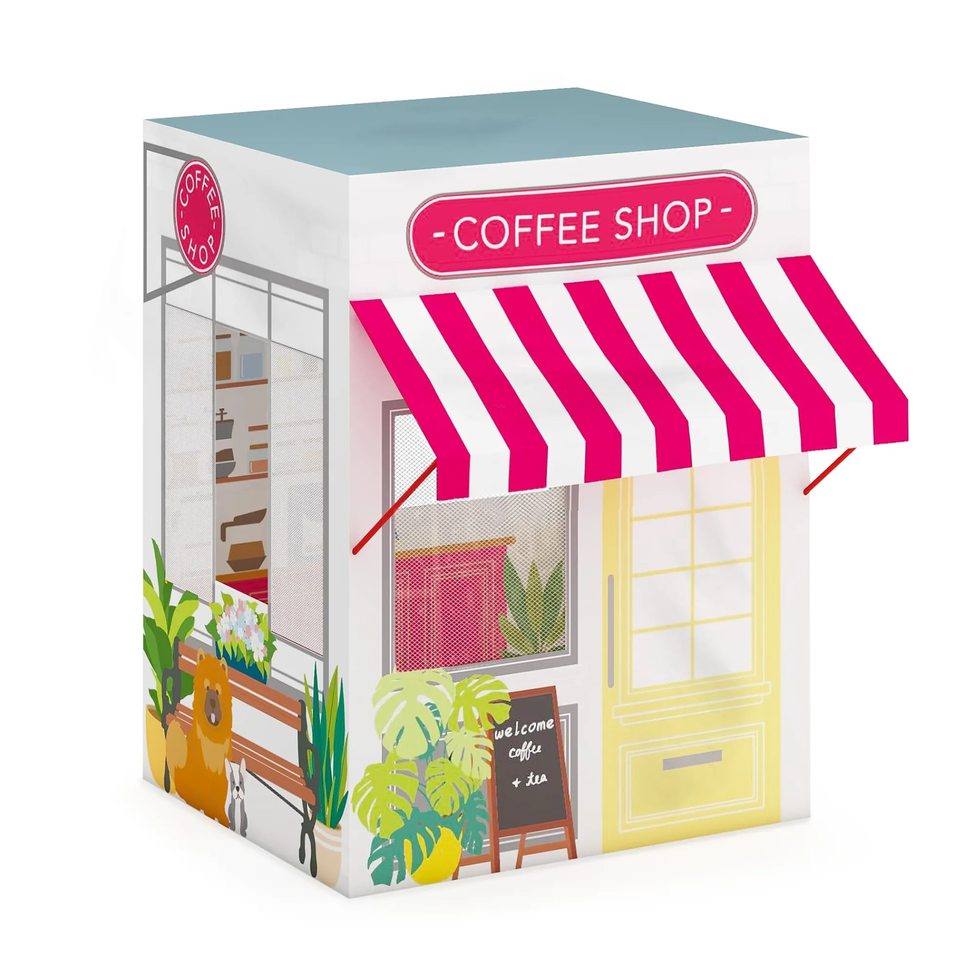 Guidecraft Martha Stewart Kids' Coffee Shop Play Tent*Kids Pretend Play