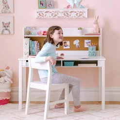 Guidecraft Martha Stewart Kids' Desk with Hutch and Chair*Kids Martha Stewart Kids' Furniture|Kids' Desks, Tables And Chairs